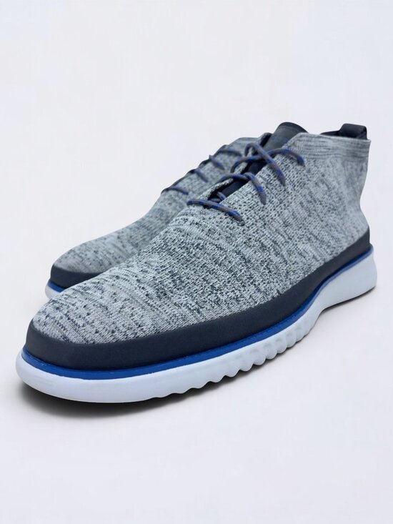 Cole Haan 2.Zerogrand Stitchlite Chukka Boots Men\'s Size 10.5 Gray Blue C30293 main image 10